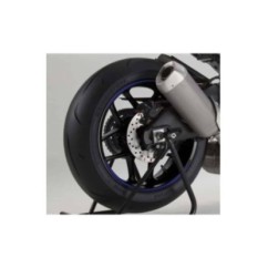 AUTOCOLLANTS POUR JANTES PUIG PREMIUM BLEU FLUO - Kit de 8 bandes adhEsives, protEge la moto des rayures et des rayons UV - COD.