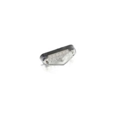 PUIG REAR LIGHT SHARK MODEL COLOR TRANSPARENT - Rear stop light, transparent lens, oval shape - Dimensions: