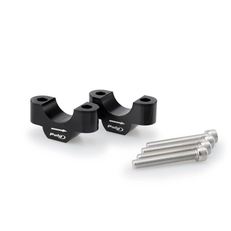 PUIG RISERS PER MANUBRI BMW R1200 GS 13-16 NERO