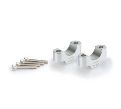 PUIG RISERS PER MANUBRI BMW R1200 GS 13-16 SILVER