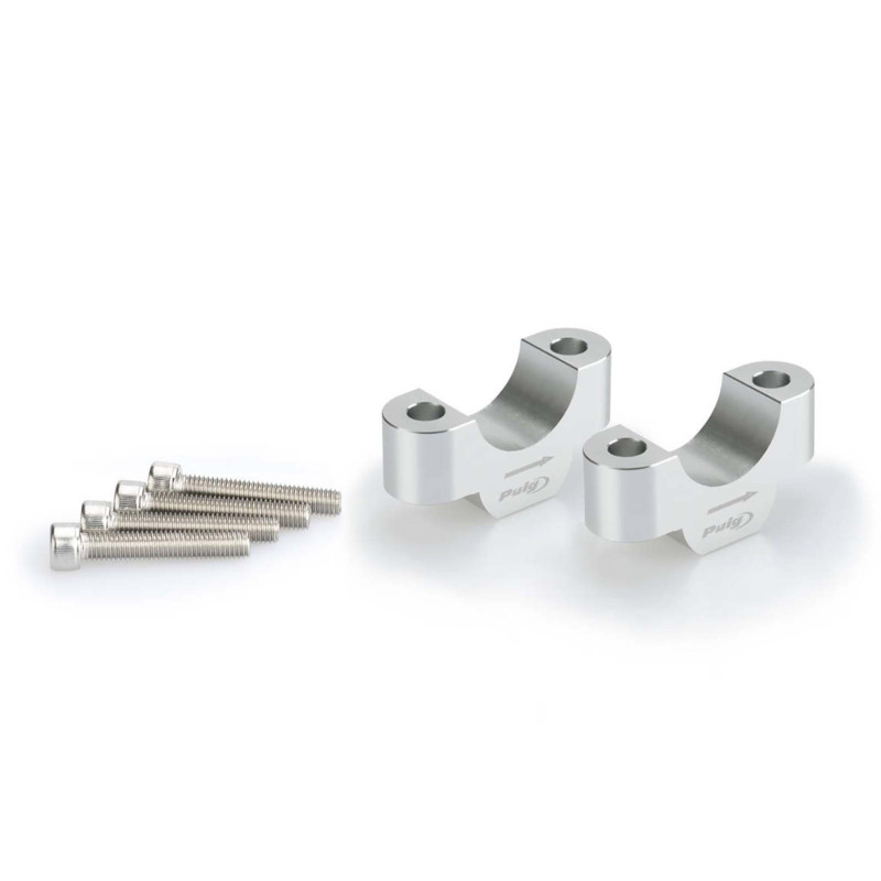 Rehausseurs de guidon Puig pour BMW R1250 GS 18-24 argent 20308P