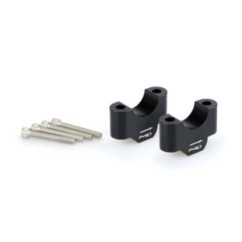 PUIG RISERS PER MANUBRI BMW R1200 GS 13-16 NERO