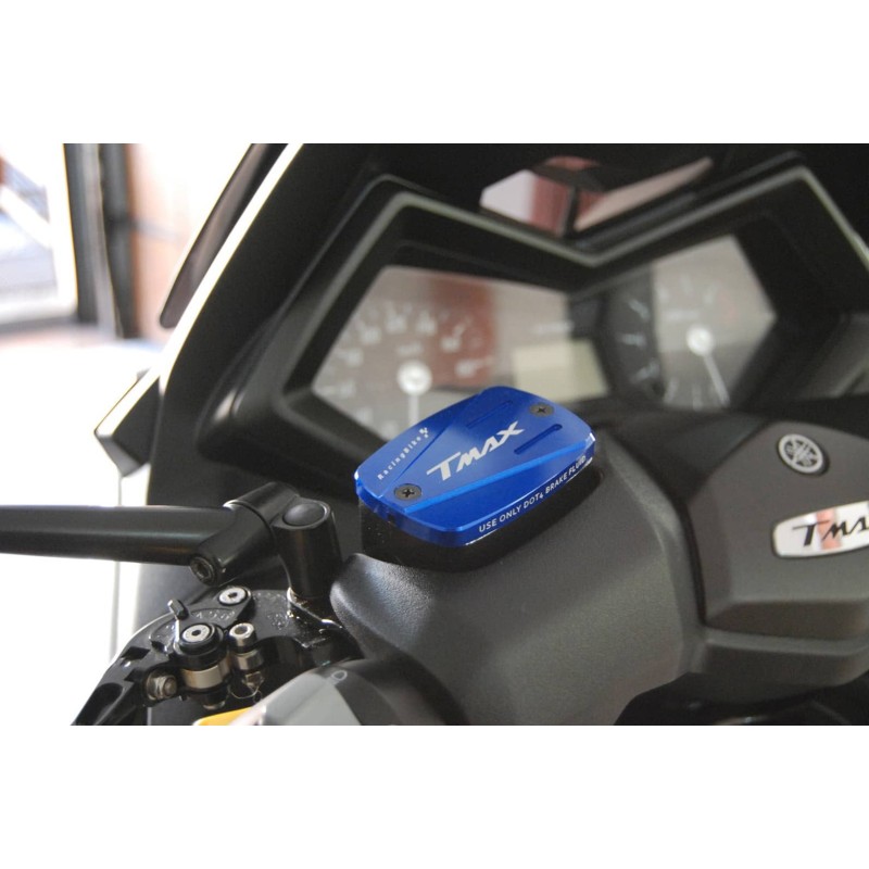 RACINGBIKE BRAKE OIL TANK COVERS YAMAHA T-MAX 530 12-16 BLUE