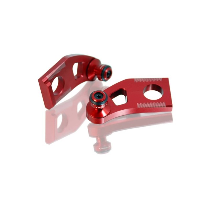 RACINGBIKE BELT ADJUSTER FOR YAMAHA T-MAX 530 DX/SX 17-19 RED