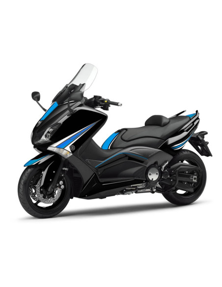 puig motorcycle stickers kit for yamaha t max 530 12 14 blue 7913a