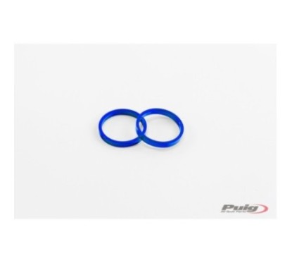 PUIG SPARE PARTS RINGS FOR SHORT BAR ENDS WITH BLUE RING