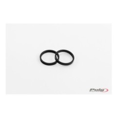 PUIG SPARE PARTS RINGS FOR SHORT BAR ENDS WITH BLACK RING