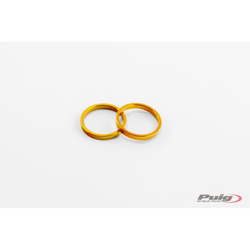 PUIG SPARE PARTS RINGS FOR SHORT BAR ENDS WITH GOLD COLOR RING