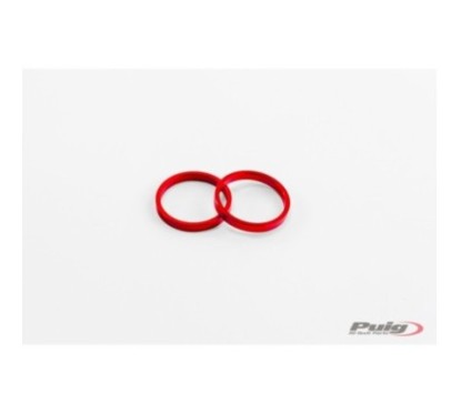 PUIG SPARE PARTS RINGS FOR SHORT BAR ENDS WITH RED RING