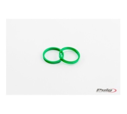 PUIG SPARE PARTS RINGS FOR SHORT BAR ENDS WITH GREEN RING