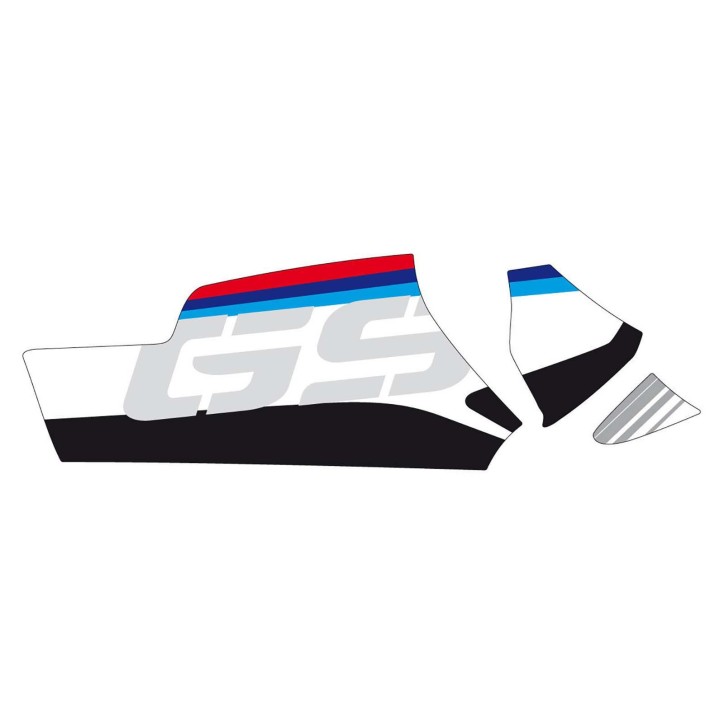 PUIG FORK PROTECTION STICKER -GS- FOR BMW R1200GS ADVENTURE 14-16 WHITE