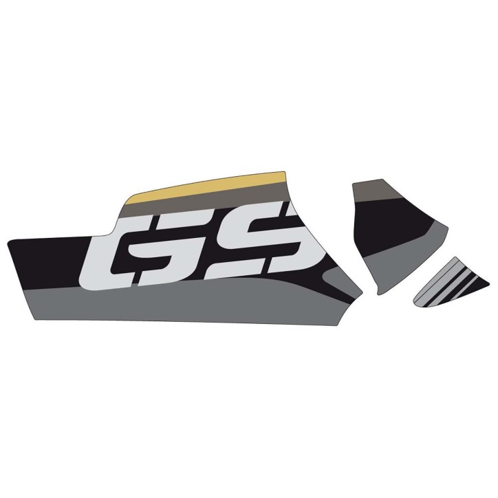 PUIG FORK PROTECTION STICKER -GS- FOR BMW R1200GS ADVENTURE 14-16 GOLD