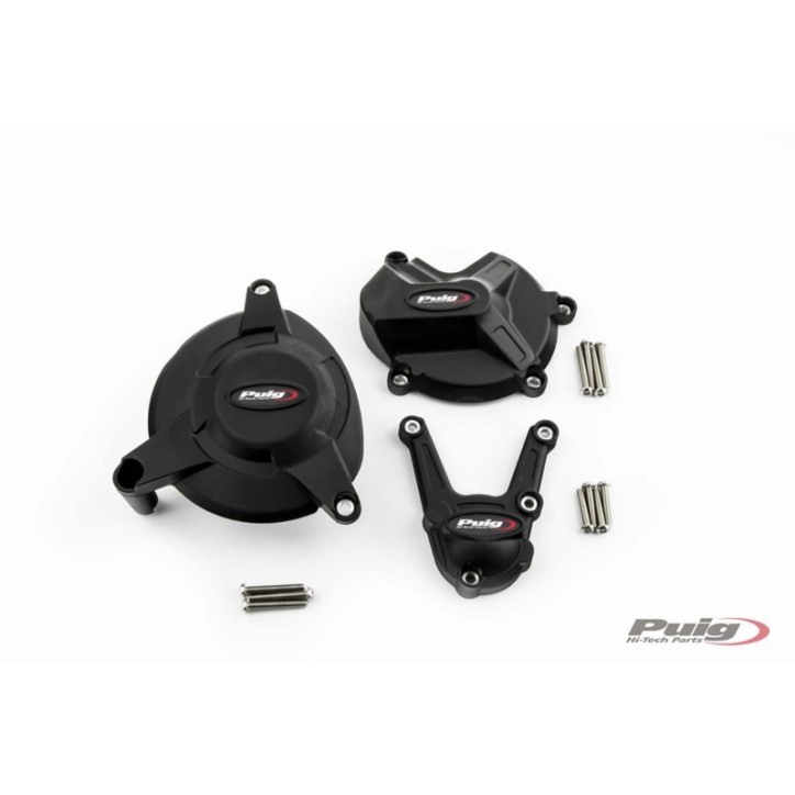 PROTECCION CARTER MOTOR PUIG PARA BMW S1000RR 15-16 NEGRO