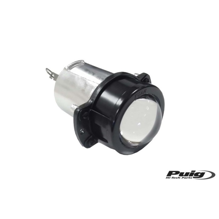 PUIG LUCES Y BOMBILLAS FAROS COLOR NEGRO - COD. 3449N - Aprobado. Longitud: 130 mm. DiAmetro: 75 mm. Voltaje: 12V. Potencia: