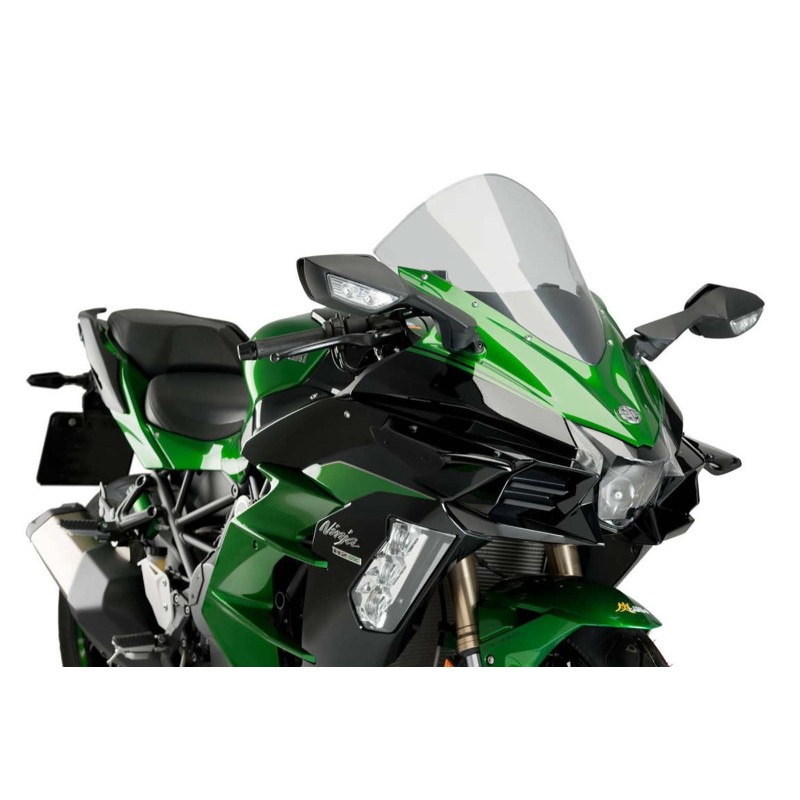 PUIG SPOILER DOWNFORCE SPORT PER KAWASAKI NINJA H2 SX ANNO 18-21 NERO