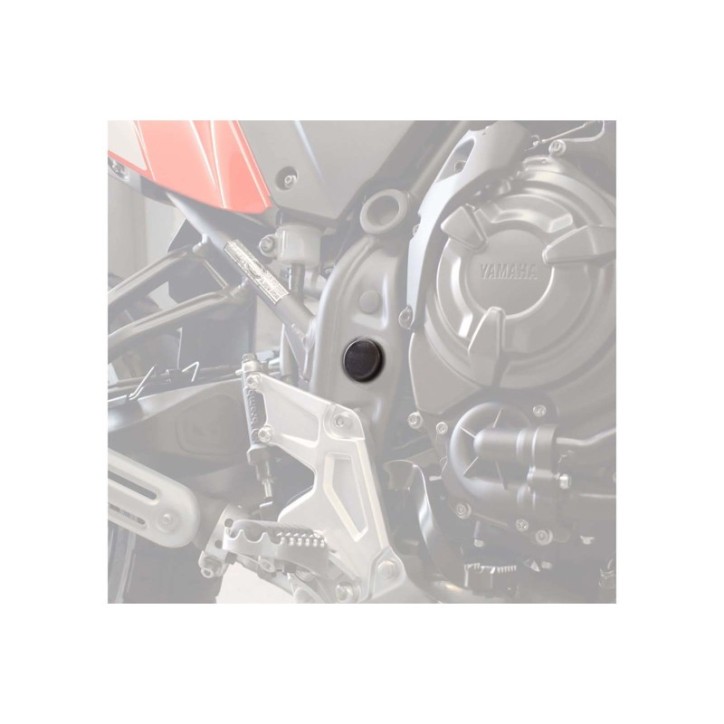 PUIG FRAME CAPS FOR YAMAHA TENERE 700 RALLY EDITION 21-24 BLACK