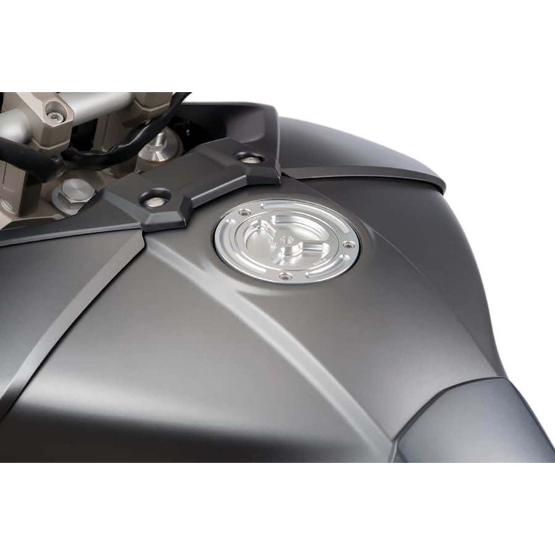 PUIG FUEL TANK CAP KAWASAKI ER-6F 09-11 SILVER - OFFER