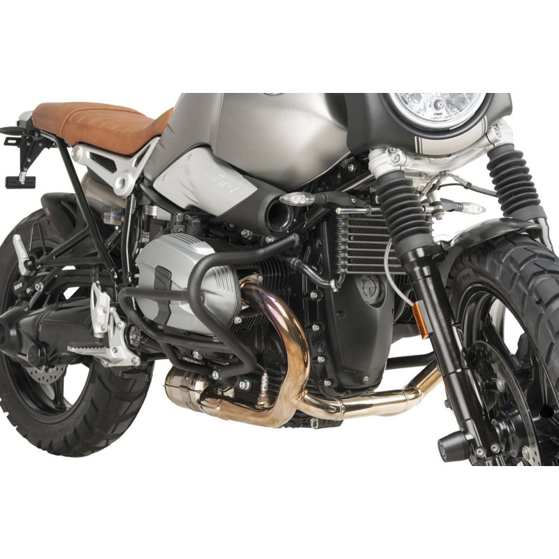 puig engine guard bars for bmw r nine t scrambler 2021 black