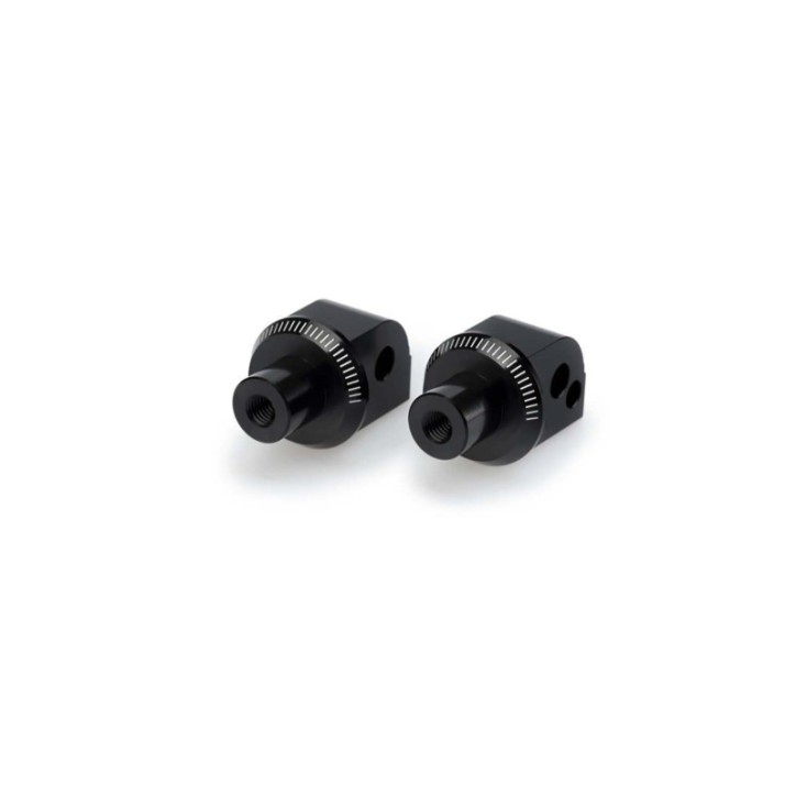 PUIG FOOTPEGS ADAPTERS FOR BMW S1000 RR 19-24 BLACK PASSENGER FIXTURES