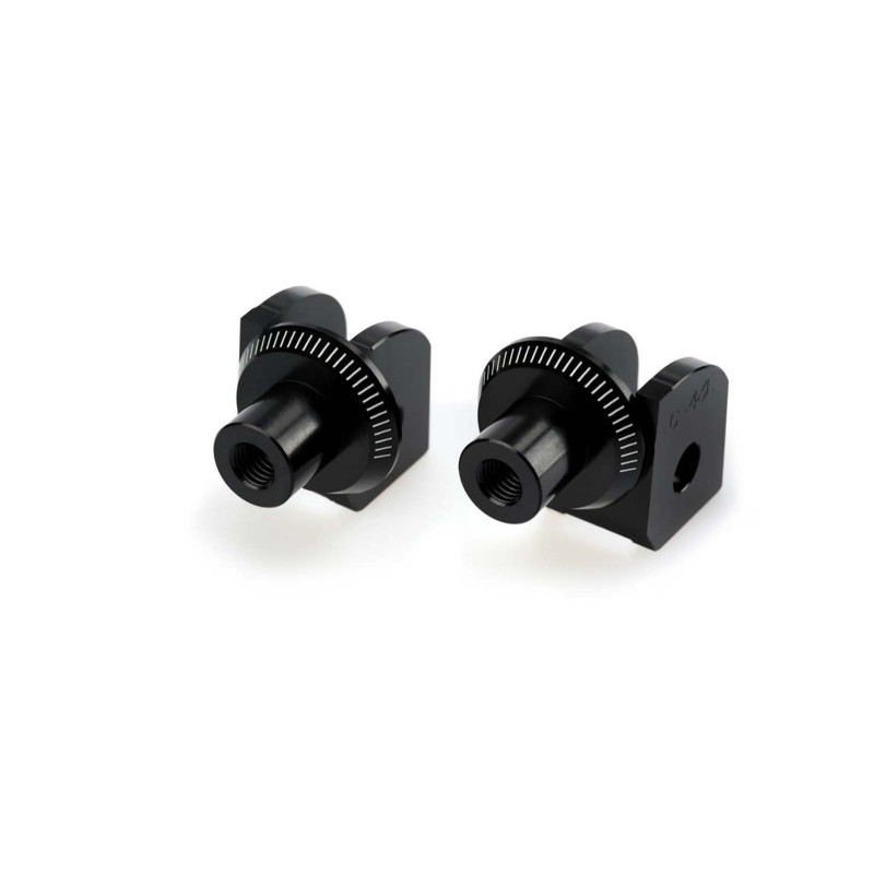 puig fixed driver pegs adapters for bmw r nine t urban gs 21 24 black