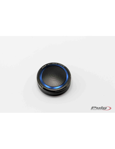 Tapon deposito liquido freno delantero Puig para BMW S1000 RR 19-24 azul