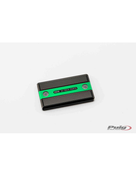 Tapon deposito liquido freno delantero Puig para Suzuki DL650XT V-Strom 17-24 verde