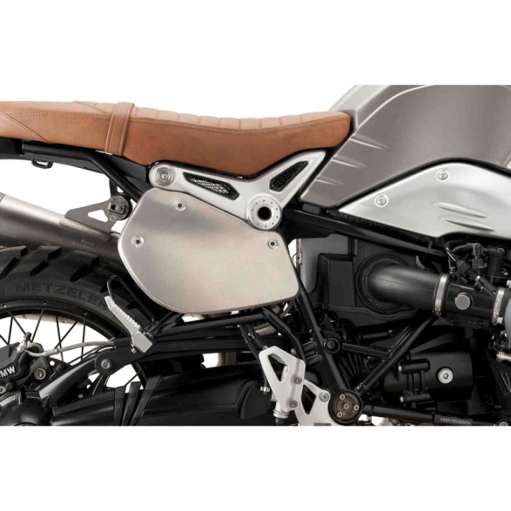 PUIG PANNEAUX LATERAUX ARRIERE POUR BMW R NINE T SCRAMBLER 21-24 ARGENT