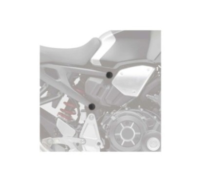 PUIG FRAME CAPS HONDA CB1000R NEO SPORTS CAFE 21-23 BLACK