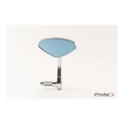 PUIG RIGHT/LEFT REARVIEW MIRROR MOD. HI-TECH IV ALUMINUM - COD. 6994D - Cup dimensions: 63x123 mm - Not