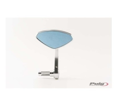 PUIG RIGHT/LEFT REARVIEW MIRROR MOD. HI-TECH IV ALUMINUM - COD. 6994D - Cup dimensions: 63x123 mm - Not