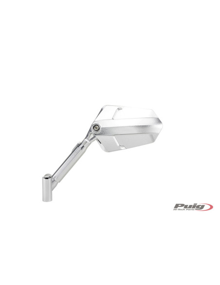 Puig rechter Ruckspiegel Mod Explorer Aluminium Abmessungen 145x90 mm einstellbar zugelassen cod010dd