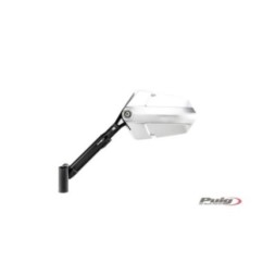 PUIG RECHTER RSCKSPIEGEL MOD. EXPLORER ALUMINIUM - COD. 010ND ? TASSENABMESSUNGEN: 145 X 90 MM ? VERSTELLBAR