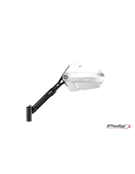 Puig rechter Ruckspiegel Mod Explorer Aluminium Abmessungen 145x90 mm einstellbar zugelassen cod010nd