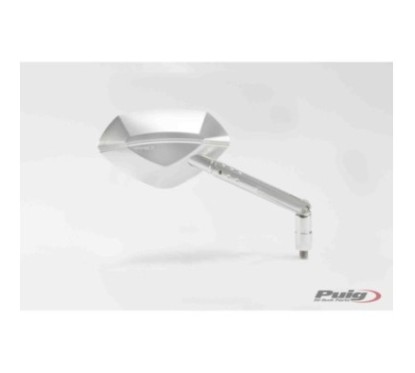 PUIG REARVIEW MIRROR MOD. HI-TECH I ALUMINUM - COD. 6218D - OFFER - Bowl dimensions: 150x90 mm - Approved