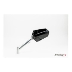 PUIG LEFT REARVIEW MIRROR MOD. EXPLORER BLACK - COD. 014DN - Bowl dimensions: 145x90 mm - Adjustable