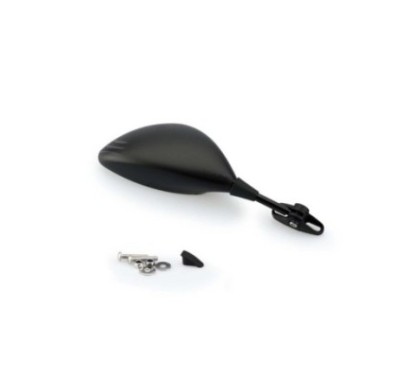 PUIG RIGHT REARVIEW MIRROR MOD. Z2 BLACK - COD. 3578N - Bowl dimensions: 83x135 mm - Universal fixing to