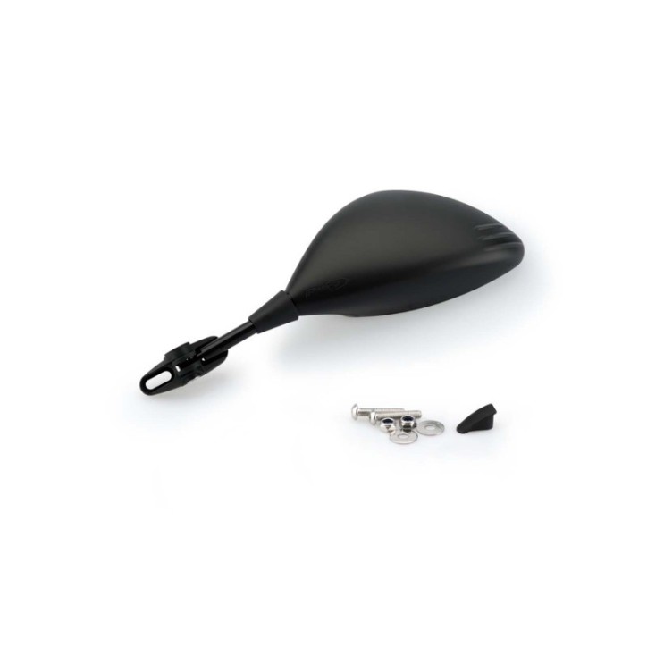 PUIG LEFT REARVIEW MIRROR MOD. Z2 BLACK - Dimensions: 83x135 mm - Approved