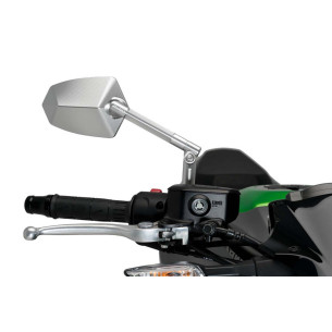 Puig rechter Ruckspiegel Mod GT1 Aluminium Abmessungen 85x124 mm verstellbar zugelassen cod020dd