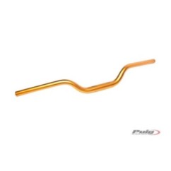 PUIG GOLD COLOR CONICAL HANDLEBAR - Handlebar with conical section, made in ergal - Center diameter: 29mm, end: 22mm,