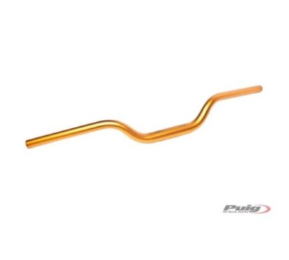 PUIG GOLD COLOR CONICAL HANDLEBAR - Handlebar with conical section, made in ergal - Center diameter: 29mm, end: 22mm,