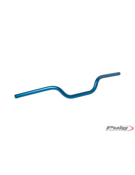 puig manubri cilindrici hi tech colore blu diametro 22mm