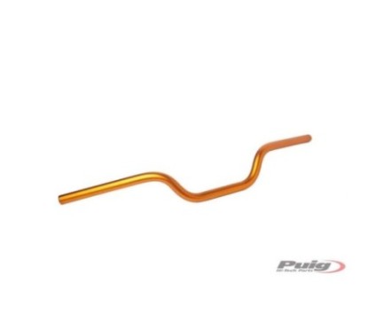 PUIG HI-TECH CYLINDRICAL HANDLEBARS GOLD COLOR - Handlebar with cylindrical section, made in ergal - Diameter: 22mm, height: