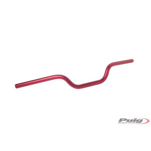 puig manubri cilindrici hi tech colore rosso diametro 22mm