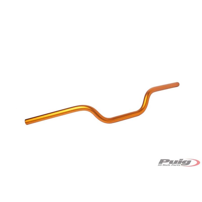 PUIG HI-TECH CYLINDRICAL HANDLEBARS GOLD COLOR - Handlebar with cylindrical section, made in ergal - Diameter: 22mm, height: