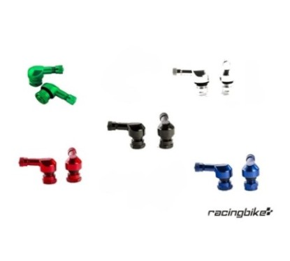 RACINGBIKE VALVES 90 DEGRES POUR PNEUS TUBELESS DUCATI HYPERMOTARD 10-13