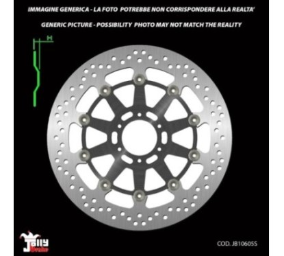 JOLLY BRAKE BY NG DISCO FRENO FLOTANTE DELANTERO ORO APRILIA RSV4 APRC R FACTORY 11-12-OFERTA