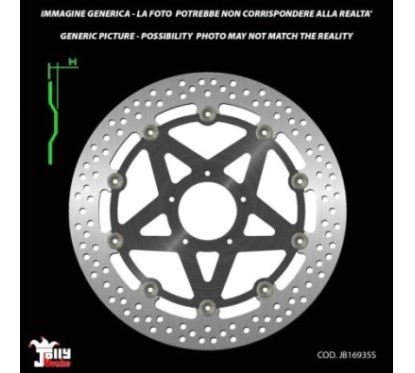 JOLLY BRAKE BY NG DISCO FRENO FLOTTANTE ANTERIORE SERIE ORO DUCATI 1098 R BAYLISS 09-11