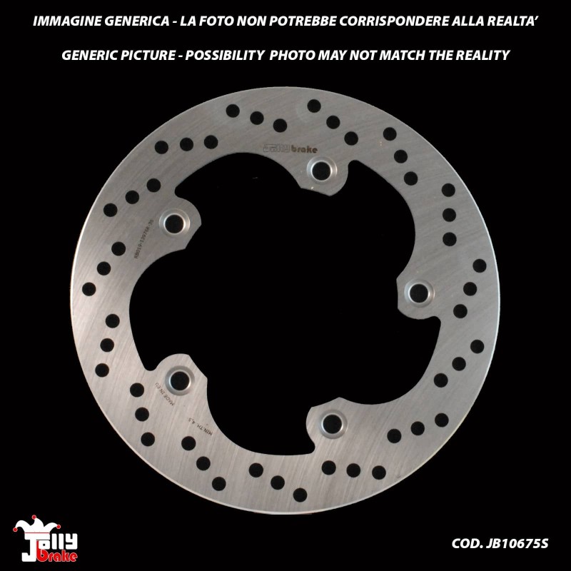 JOLLY BRAKE BY NG FIXED REAR BRAKE DISC KYMCO K-XCT I 300 2013 - NET PRICE - PRODUCT ON OFFER