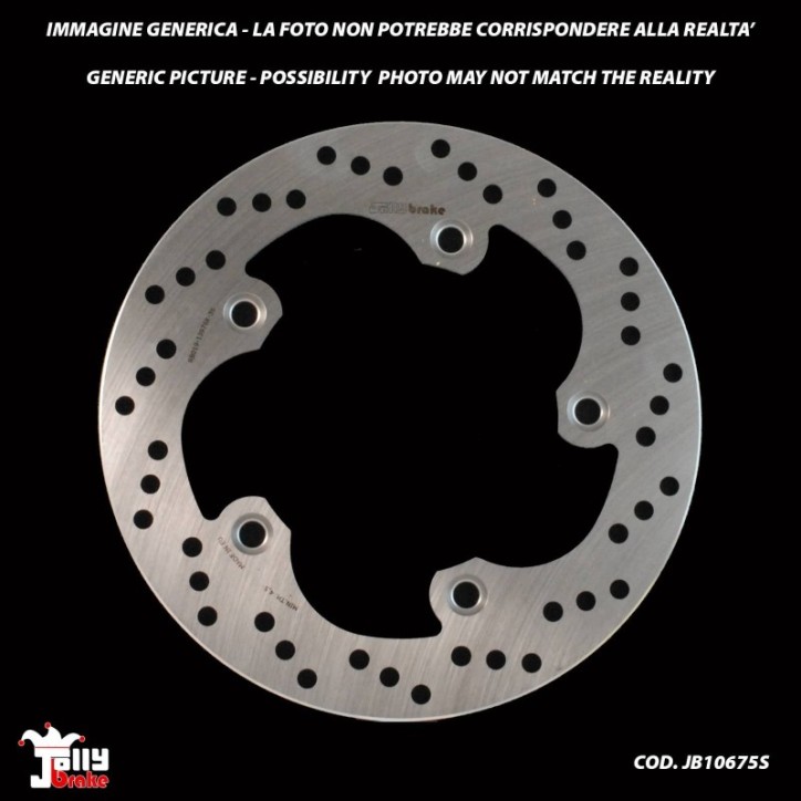 JOLLY BRAKE BY NG FIXED REAR BRAKE DISC FOR KYMCO K-XCT I 300 2013 - NET PRICE - PRODUCT ON OFFER