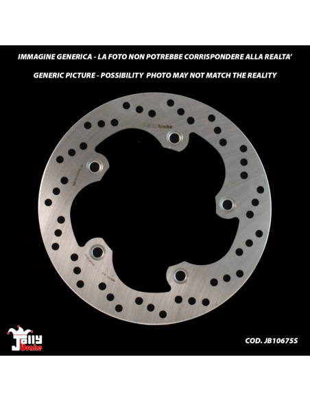 jolly brake by ng fixed rear brake disc for kymco xciting is abs 400 2018 offer